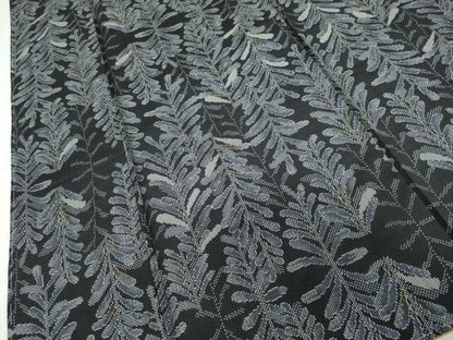 平和屋着物●本場大島紬　７マルキ　草葉文　正絹　逸品　未使用　DABC2248ud
