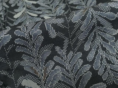 平和屋着物●本場大島紬　７マルキ　草葉文　正絹　逸品　未使用　DABC2248ud