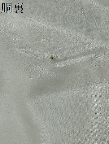 平和屋着物●結城紬　80亀甲　道長草花文　正絹　逸品　DABC2252ud