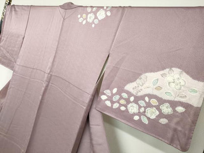 平和屋着物●訪問着　絞り　辻が花　正絹　逸品　DABC2253ud