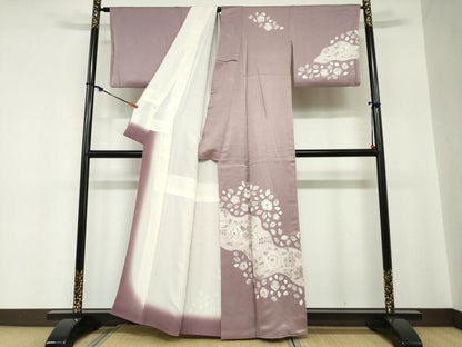 平和屋着物●訪問着　絞り　辻が花　正絹　逸品　DABC2253ud