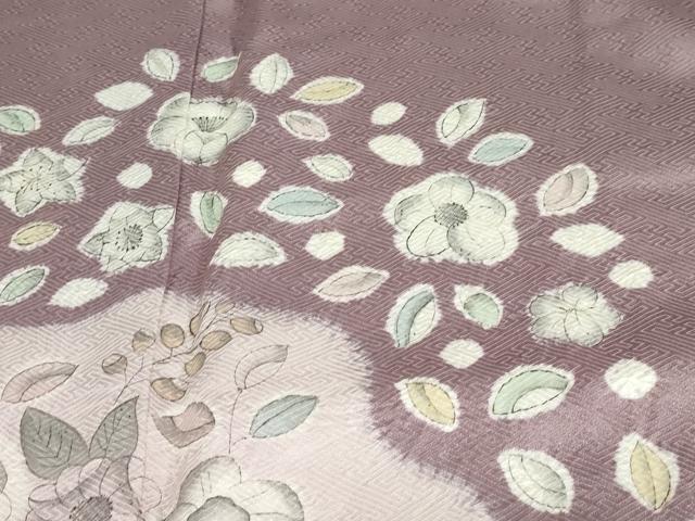 平和屋着物●訪問着　絞り　辻が花　正絹　逸品　DABC2253ud