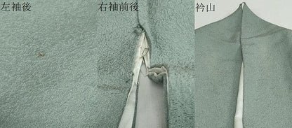 平和屋着物●訪問着　流水舞葉文　金彩　正絹　逸品　DABC2256ud