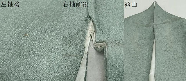 平和屋着物●訪問着　流水舞葉文　金彩　正絹　逸品　DABC2256ud