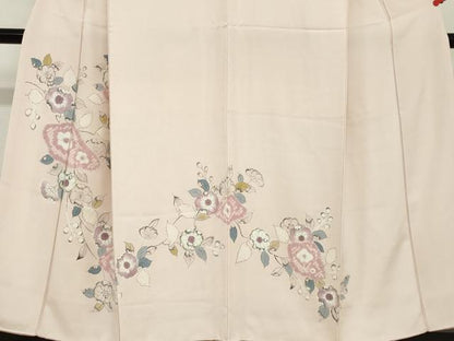 平和屋着物●訪問着　絞り　辻が花　正絹　逸品　未使用　DABC2262ud