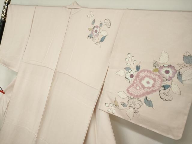平和屋着物●訪問着　絞り　辻が花　正絹　逸品　未使用　DABC2262ud
