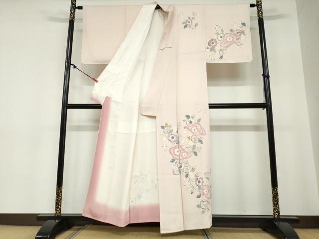 平和屋着物●訪問着　絞り　辻が花　正絹　逸品　未使用　DABC2262ud