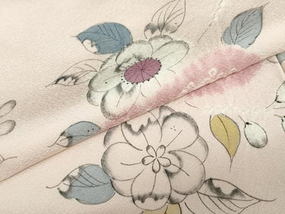 平和屋着物●訪問着　絞り　辻が花　正絹　逸品　未使用　DABC2262ud