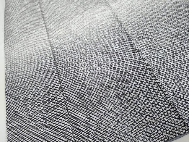 平和屋着物●色留訪問着　総絞り　霞文　暈し染め　正絹　逸品　DABC2269ud