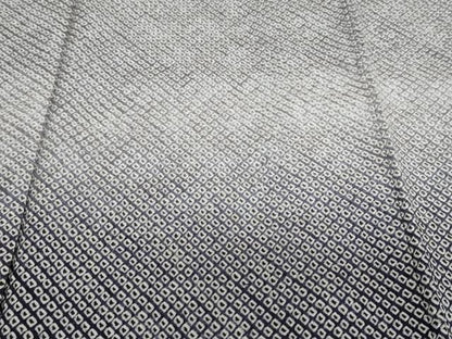 平和屋着物●色留訪問着　総絞り　霞文　暈し染め　正絹　逸品　DABC2269ud
