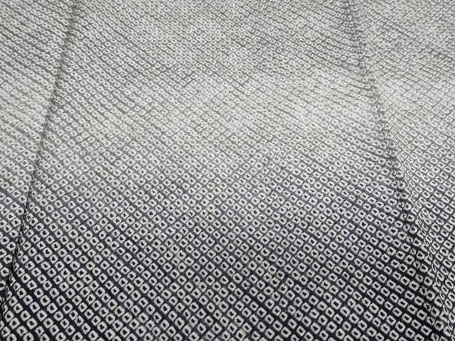 平和屋着物●色留訪問着　総絞り　霞文　暈し染め　正絹　逸品　DABC2269ud