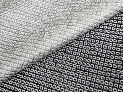 平和屋着物●色留訪問着　総絞り　霞文　暈し染め　正絹　逸品　DABC2269ud