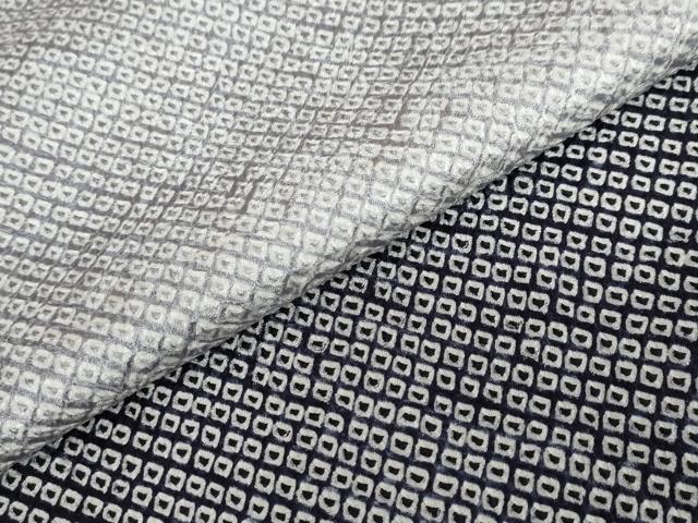 平和屋着物●色留訪問着　総絞り　霞文　暈し染め　正絹　逸品　DABC2269ud
