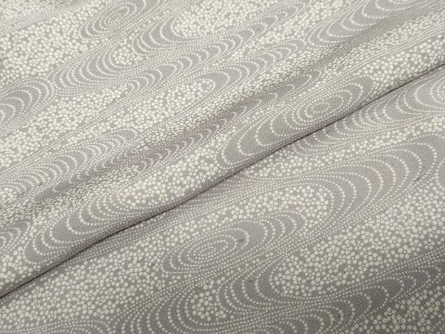 平和屋着物●上質な小紋　流水花文　正絹　逸品　DABC2273ud
