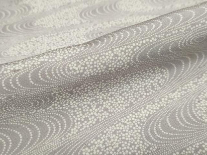 平和屋着物●上質な小紋　流水花文　正絹　逸品　DABC2273ud