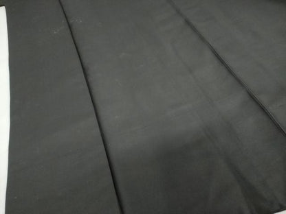 平和屋着物●男性　黒紋付　正絹　逸品　DABC2295ud