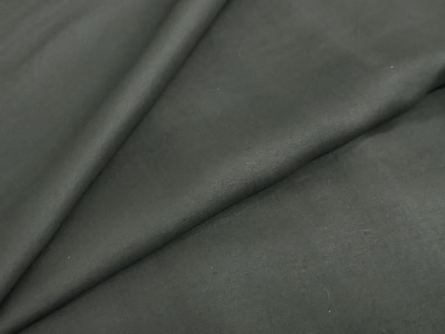 平和屋着物●男性　黒紋付　正絹　逸品　DABC2295ud