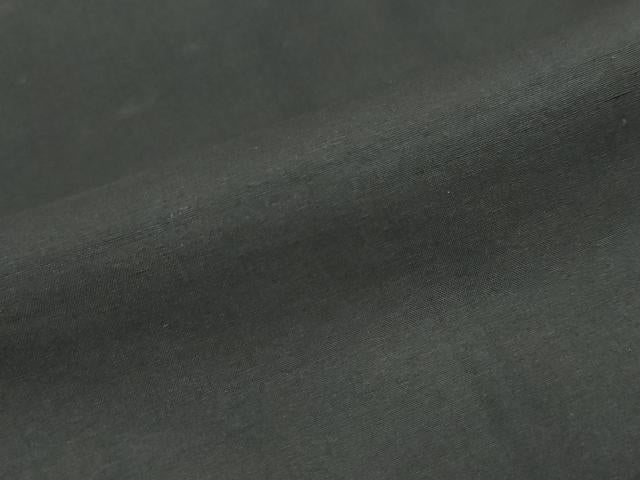 平和屋着物●男性　黒紋付　正絹　逸品　DABC2295ud