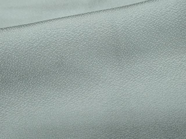 平和屋着物●男性　色紋付　錆青磁色　キングサイズ　正絹　逸品　DABC2296ud