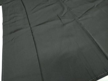 平和屋着物●男性　黒紋付　正絹　逸品　DABC2300ud