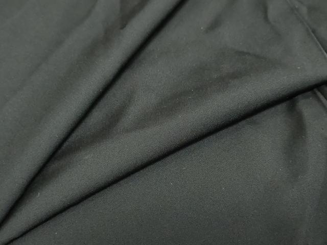平和屋着物●男性　黒紋付　正絹　逸品　DABC2300ud