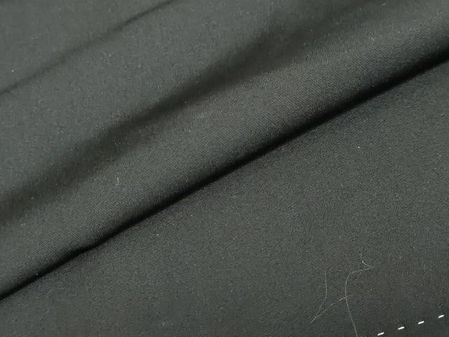 平和屋着物●男性　黒紋付　正絹　逸品　DABC2300ud