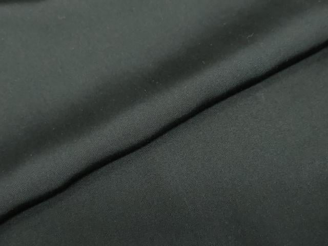 平和屋着物●男性　黒紋付　正絹　逸品　DABC2302ud