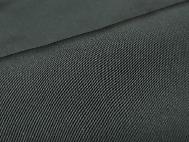 平和屋着物●男性　黒紋付　正絹　逸品　DABC2302ud
