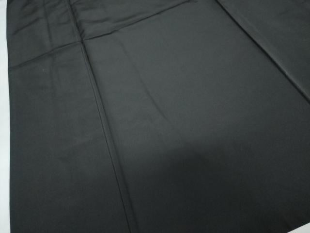 平和屋着物▽男性 単衣 黒紋付 キングサイズ 正絹 逸品 DABC2303ud