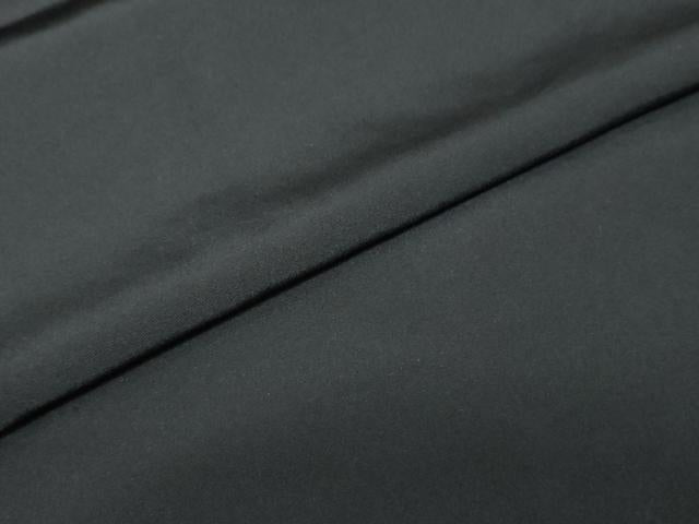 平和屋着物▽男性 単衣 黒紋付 キングサイズ 正絹 逸品 DABC2303ud