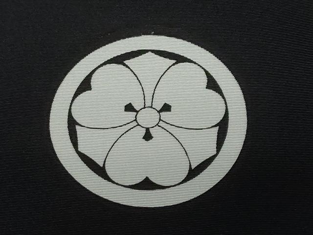 平和屋着物▽男性 単衣 黒紋付 キングサイズ 正絹 逸品 DABC2303ud