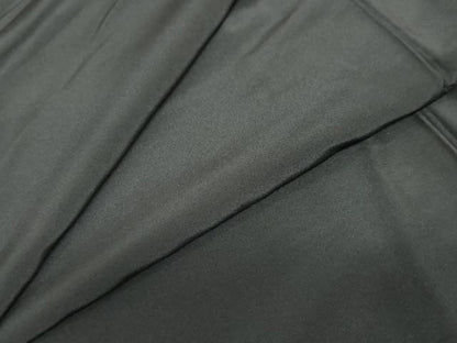 平和屋着物●男性　黒紋付　正絹　逸品　DABC2305ud
