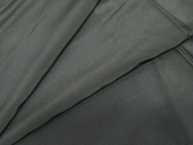 平和屋着物●男性　黒紋付　正絹　逸品　DABC2305ud