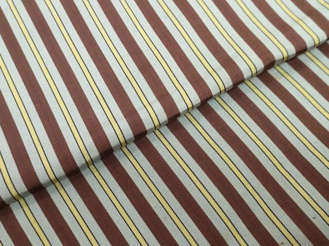 平和屋着物●男性　馬乗り袴　縞　正絹　逸品　DABC2310ud