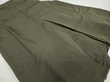 平和屋着物●男性　馬乗り袴　縞　正絹　逸品　DABC2311ud
