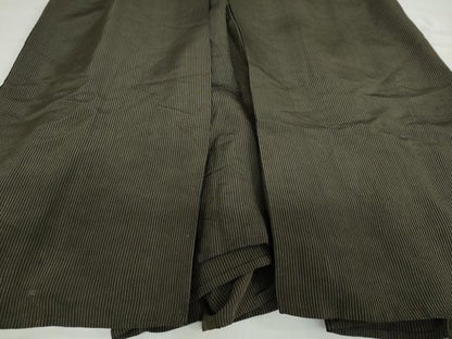 平和屋着物●男性　馬乗り袴　縞　正絹　逸品　DABC2311ud