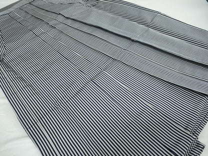 平和屋着物●男性　馬乗り袴　縞　正絹　逸品　DABC2312ud