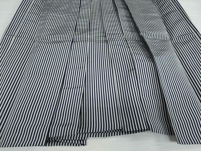 平和屋着物●男性　馬乗り袴　縞　正絹　逸品　DABC2312ud