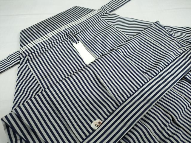 平和屋着物●男性　馬乗り袴　縞　正絹　逸品　DABC2312ud