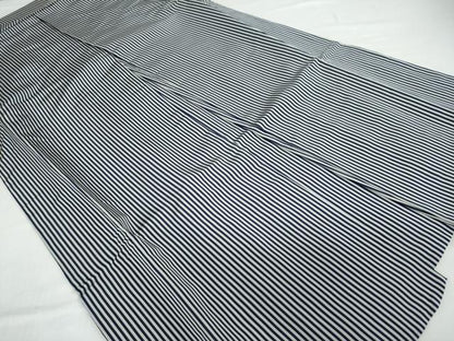 平和屋着物●男性　馬乗り袴　縞　正絹　逸品　DABC2312ud