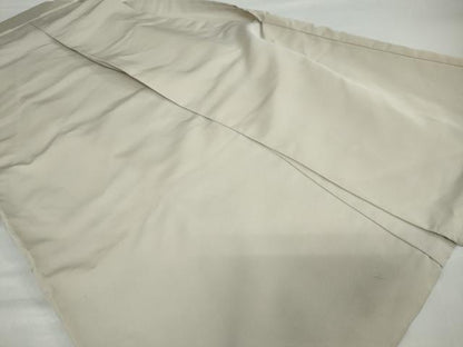 平和屋着物●男性　馬乗り袴　白橡色　正絹　逸品　DABC2319ud
