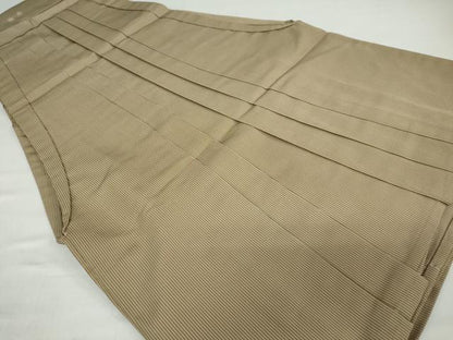 平和屋着物●男性　馬乗り袴　縞　正絹　逸品　DABC2320ud