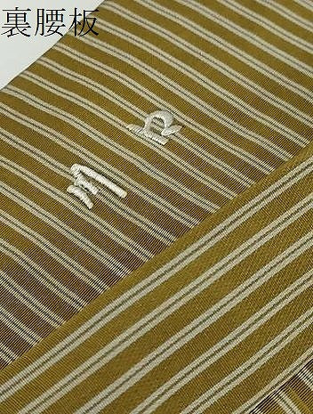 平和屋着物●男性　馬乗り袴　縞　正絹　逸品　DABC2322ud