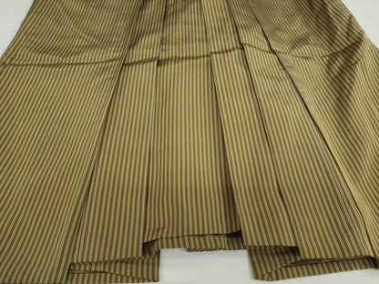 平和屋着物●男性　馬乗り袴　縞　正絹　逸品　DABC2322ud