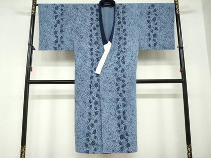 平和屋着物●男性　長襦袢　無双仕立て　般若　正絹　逸品　DABC2323ud