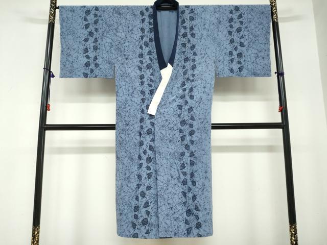 平和屋着物●男性　長襦袢　無双仕立て　般若　正絹　逸品　DABC2323ud