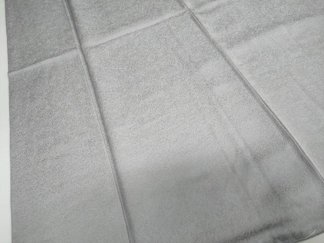 平和屋着物●上質な色無地　唐草地紋　牡丹鼠色　正絹　逸品　未使用　DABC2337ud