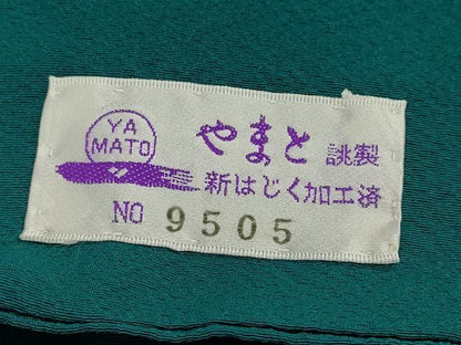 平和屋着物●上質な色無地　鉄色　やまと誂製　正絹　逸品　未使用　DABC2338ud