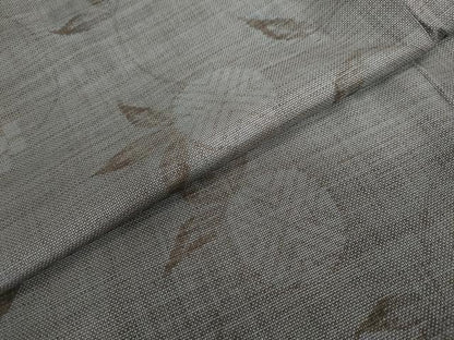 平和屋着物●本場大島紬　9マルキ　花唐草文　ますいわ屋扱い　正絹　逸品　未使用　DABC2344ud