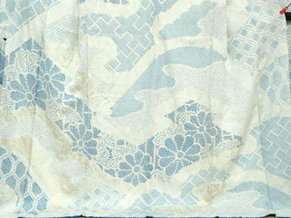 平和屋着物●豪華振袖　絞り　吉祥草花文　金彩　正絹　逸品　DABC2348ud